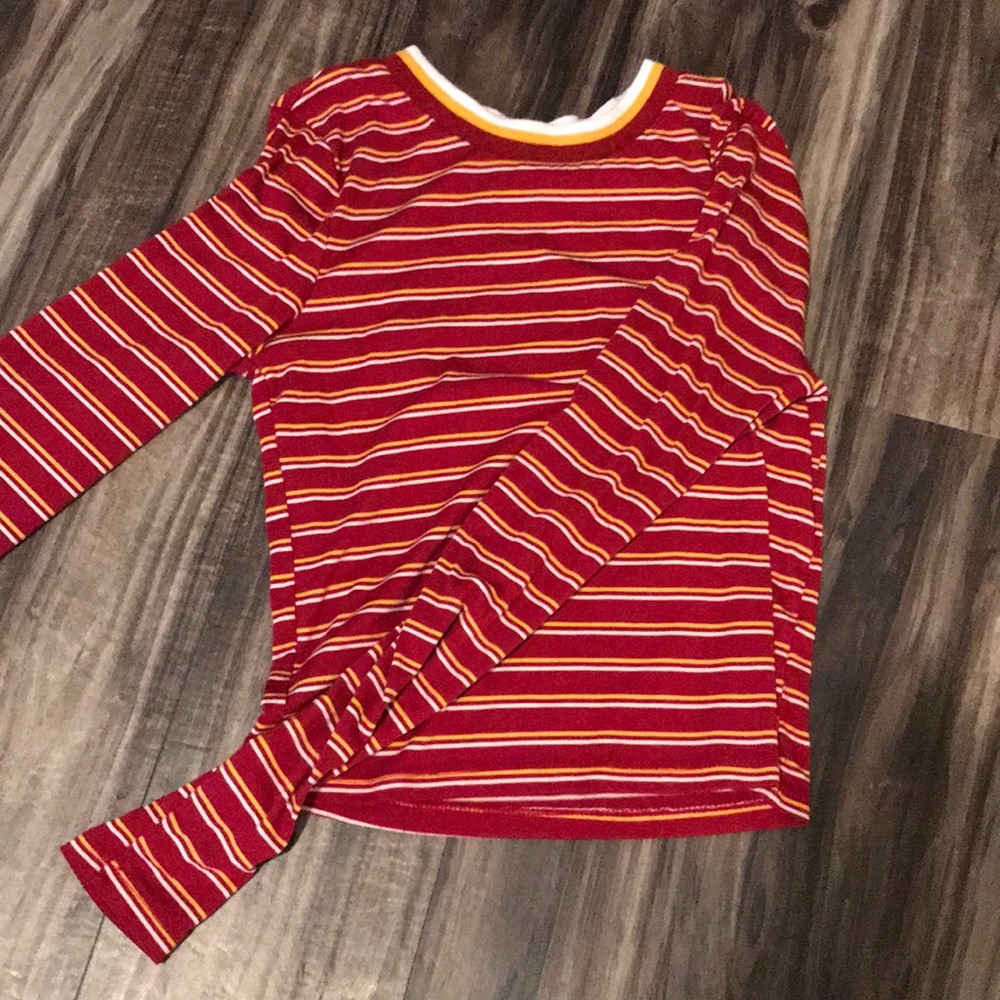 PACSUN STRIPPED LONG SLEEVE